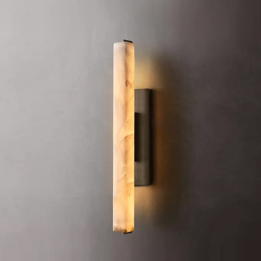 Audubon Alabaster Single Sconce