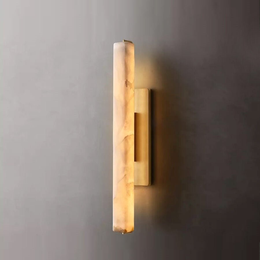Audubon Alabaster Single Sconce