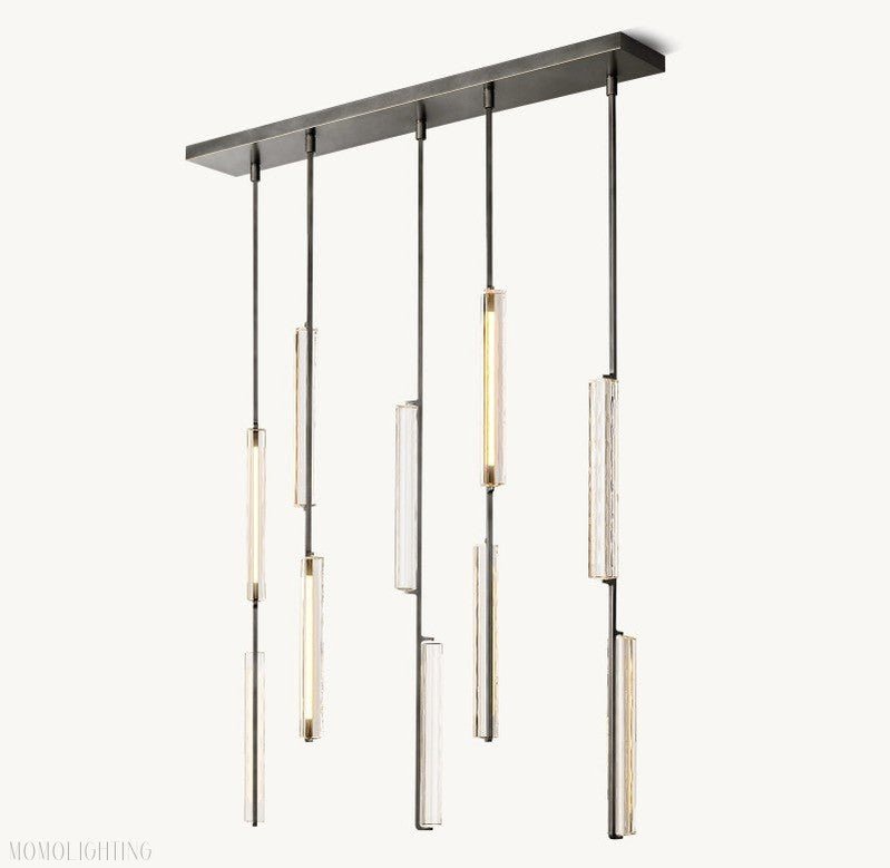Audon Linear Chandelier 54"-Nobipets