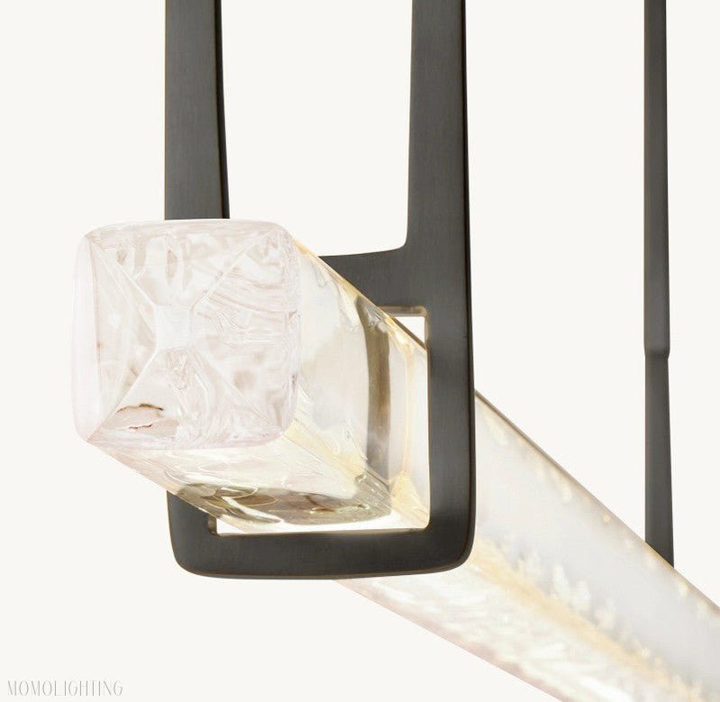 Audon Single Bar Linear Chandelier 60"-Nobipets