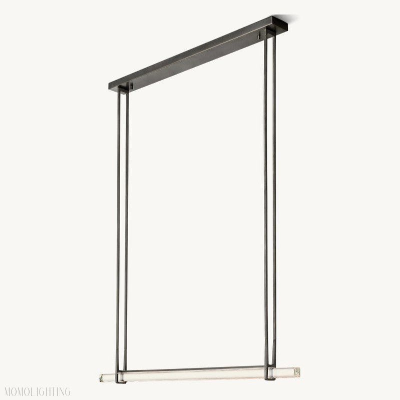 Audon Single Bar Linear Chandelier 60"-Nobipets