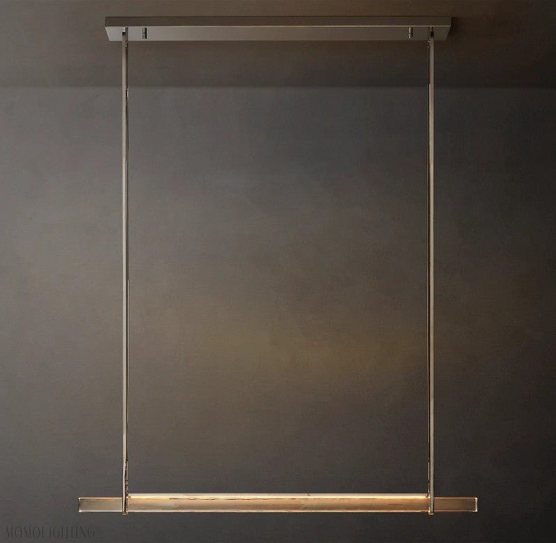 Audon Single Bar Linear Chandelier 60"-Nobipets