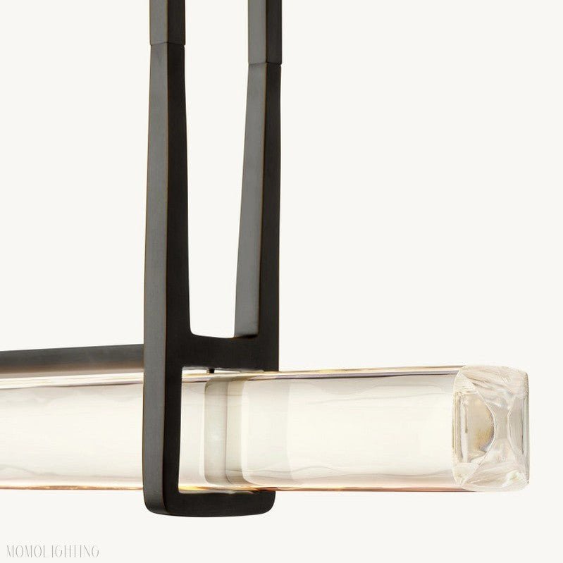 Audon Single Bar Linear Chandelier 60"-Nobipets