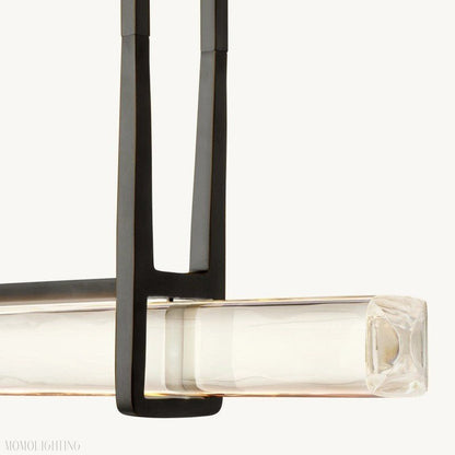 Audon Single Bar Linear Chandelier 60"-Nobipets