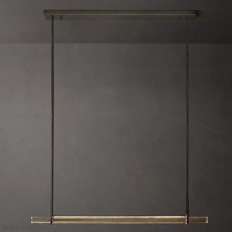 Audon Single Bar Linear Chandelier 60"-Nobipets