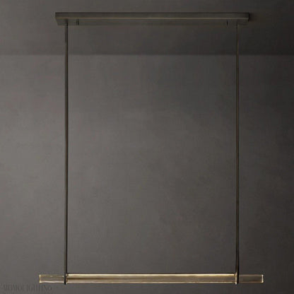 Audon Single Bar Linear Chandelier 60"-Nobipets