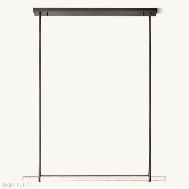 Audon Single Bar Linear Chandelier 60"-Nobipets