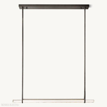 Audon Single Bar Linear Chandelier 60"-Nobipets