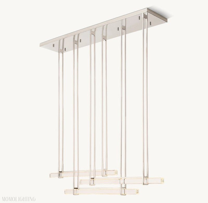 Audon Triple Bar Linear Chandelier-Nobipets