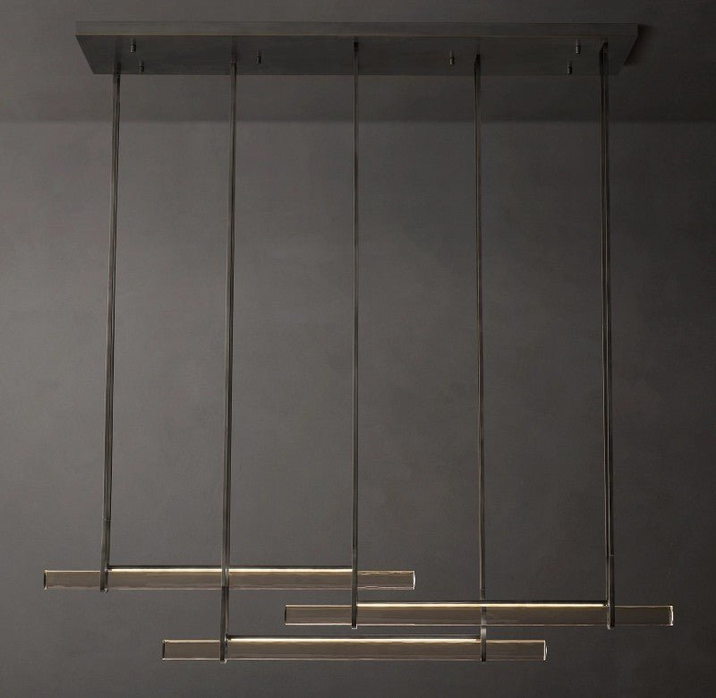Audubon Triple Bar Linear Chandelier