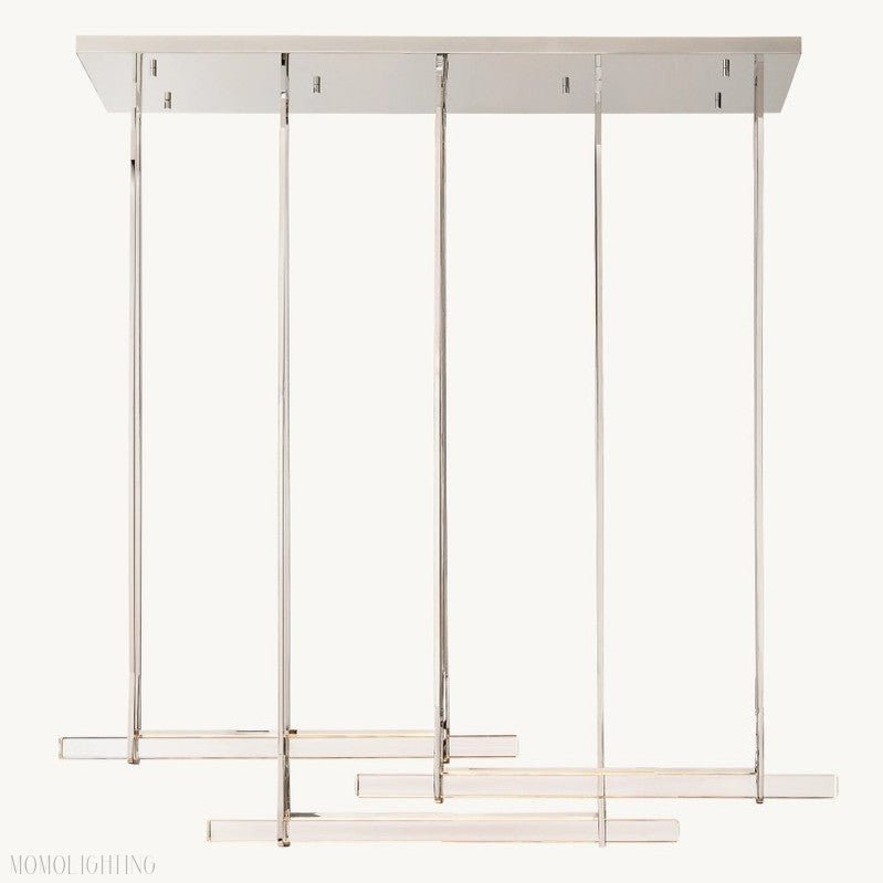Audon Triple Bar Linear Chandelier-Nobipets