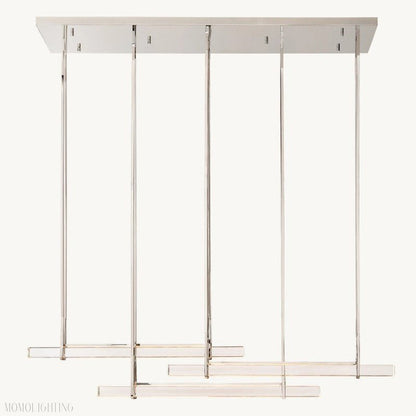 Audon Triple Bar Linear Chandelier-Nobipets