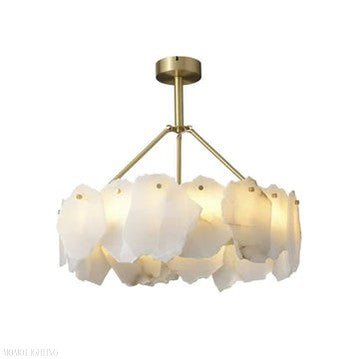 August Marble Modern Snowflake Chandelier-Nobipets
