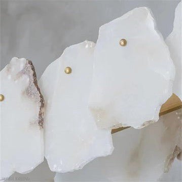 August Marble Modern Snowflake Chandelier-Nobipets