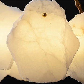 August Marble Modern Snowflake Chandelier-Nobipets