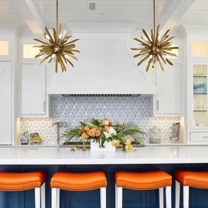 Axel Crystal Sputnik Chandelier-Nobipets