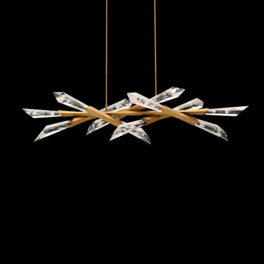 Axel Linear Chandelier 60"-Nobipets