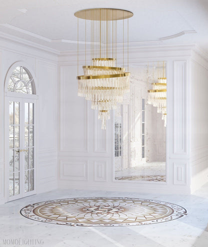 Babel 50 Light Crystal Modern Chandelier-Nobipets