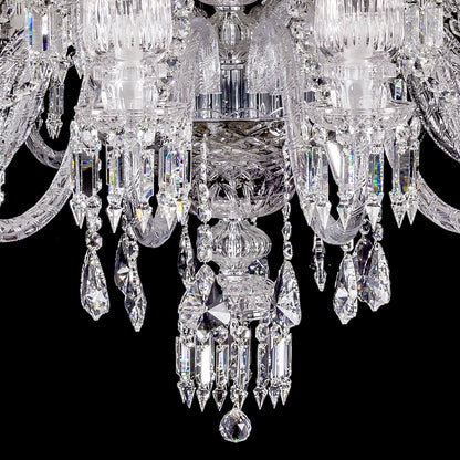 Baccarat Crystal Cups Chandelier For Living Room-Nobipets
