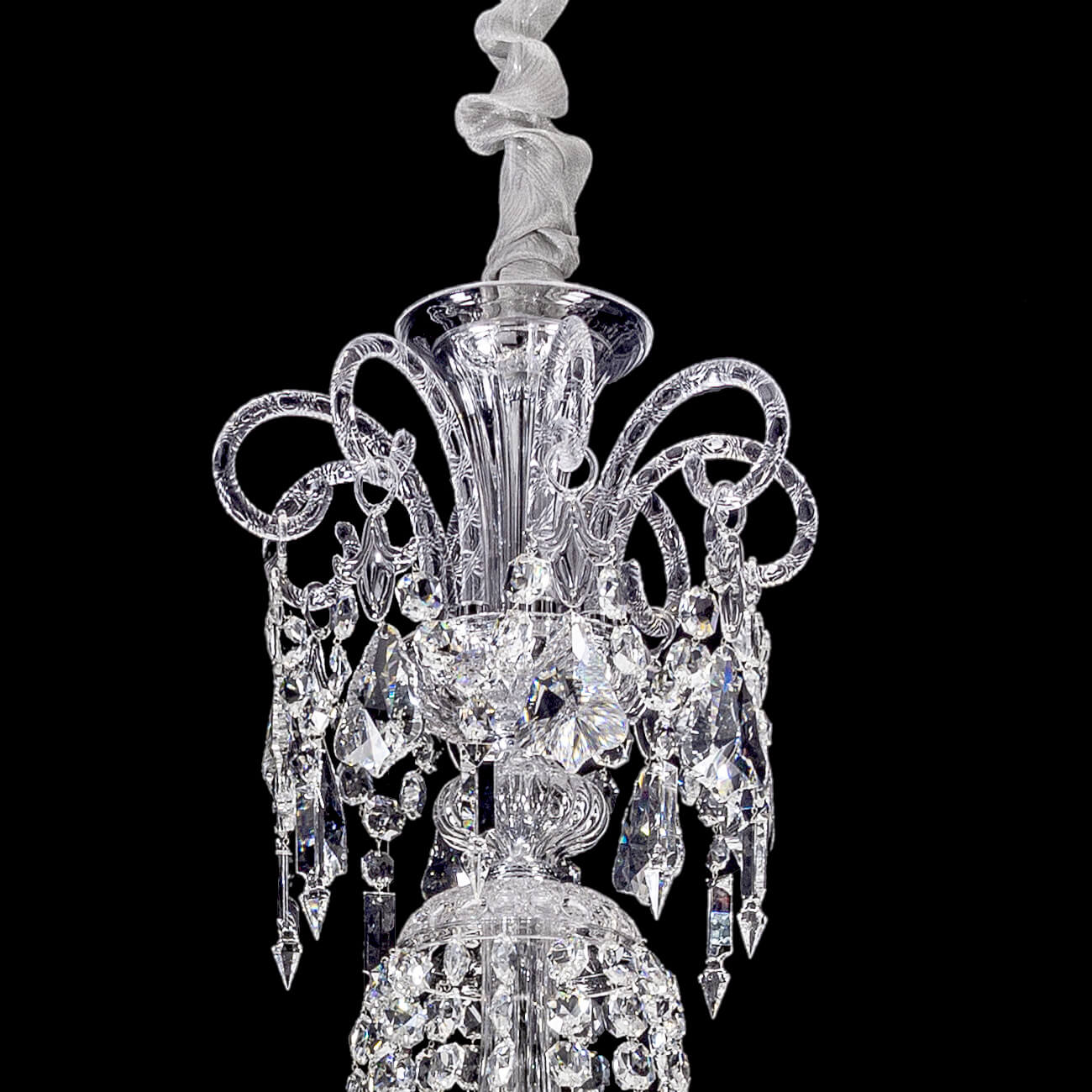 Baccarat Crystal Cups Chandelier For Living Room-Nobipets