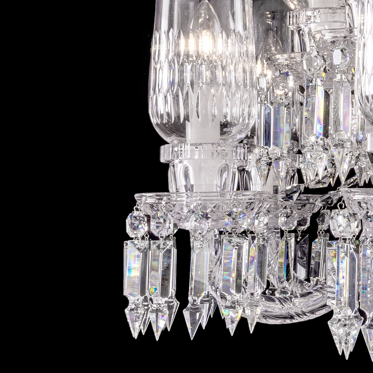 Baccarat Crystal Cups Chandelier For Living Room-Nobipets