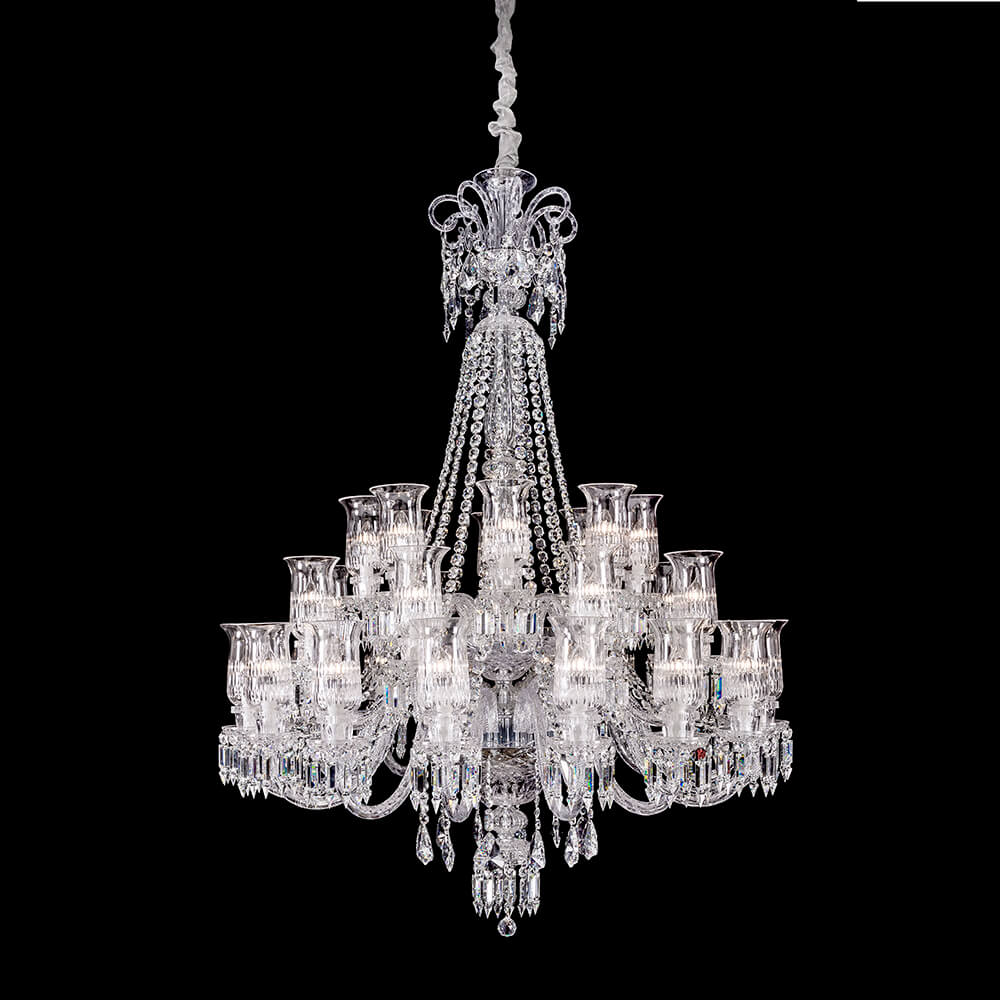 Baccarat Crystal Cups Chandelier For Living Room-Nobipets