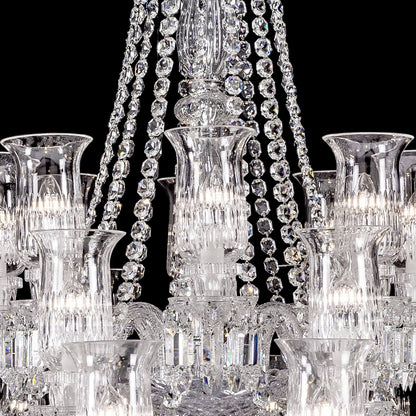 Baccarat Crystal Cups Chandelier For Living Room-Nobipets