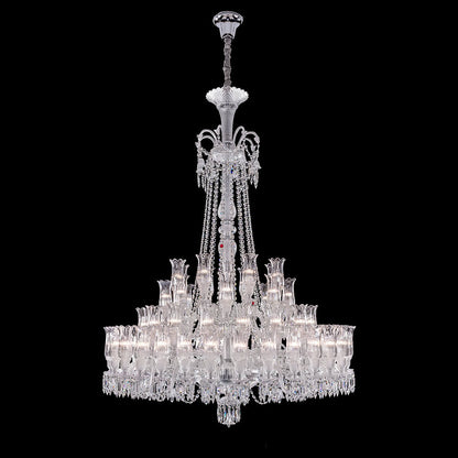 Baccarat Large Entrance Crystal Chandelier-Nobipets