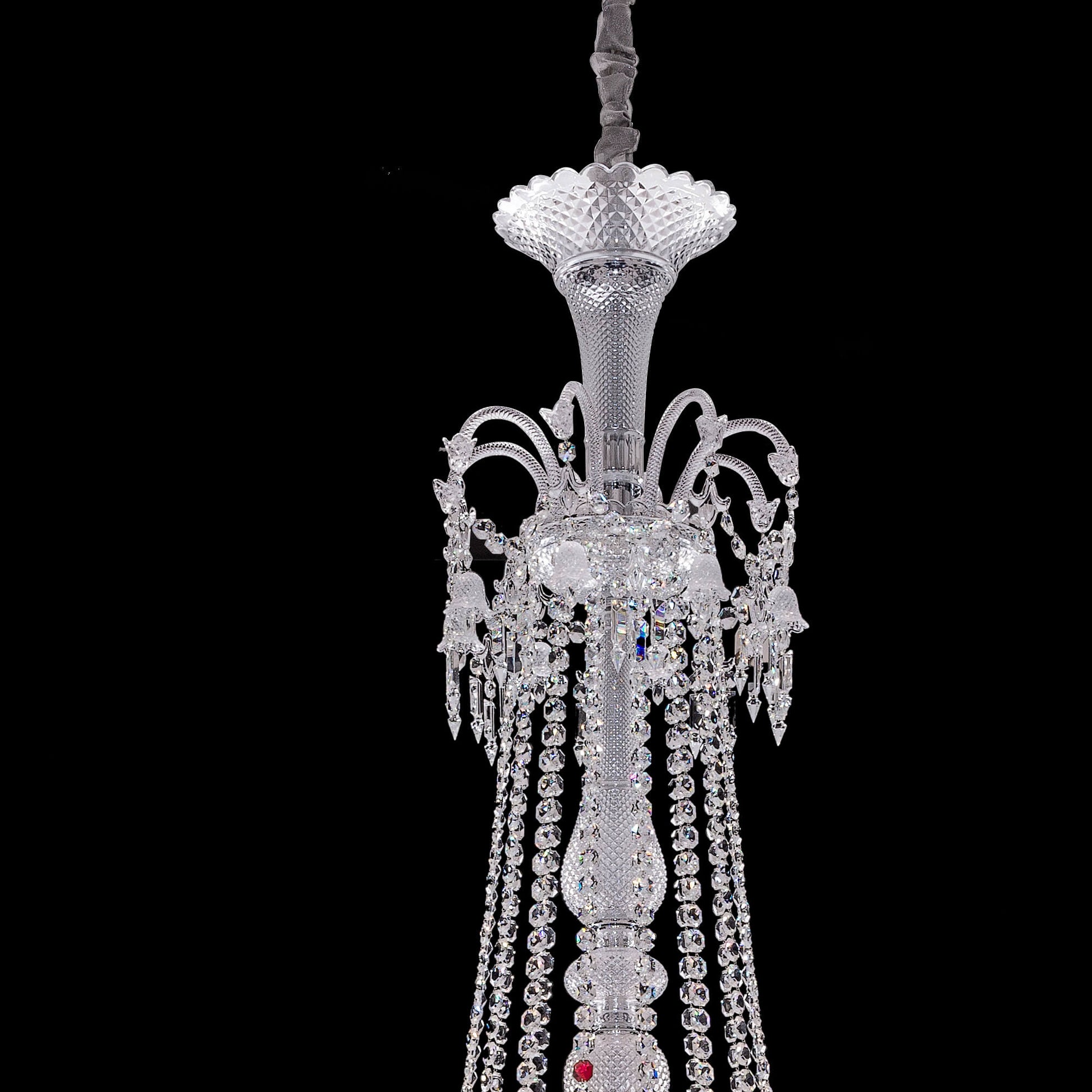 Baccarat Large Entrance Crystal Chandelier-Nobipets