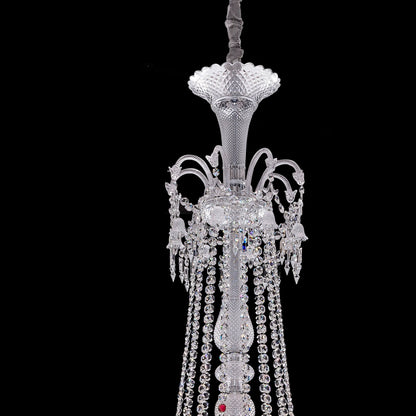 Baccarat Large Entrance Crystal Chandelier-Nobipets