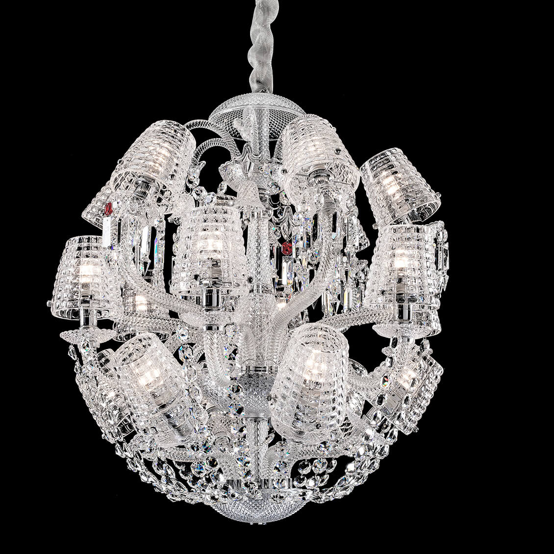 Baccarat Le Roi Soleil Crystal Chandelier-Nobipets