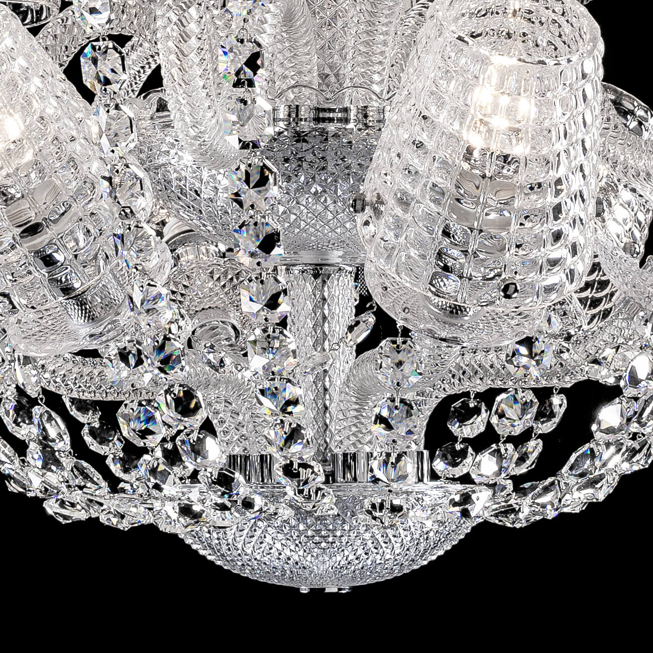 Baccarat Le Roi Soleil Crystal Chandelier-Nobipets