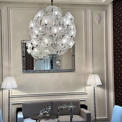Baccarat Le Roi Soleil Crystal Chandelier-Nobipets