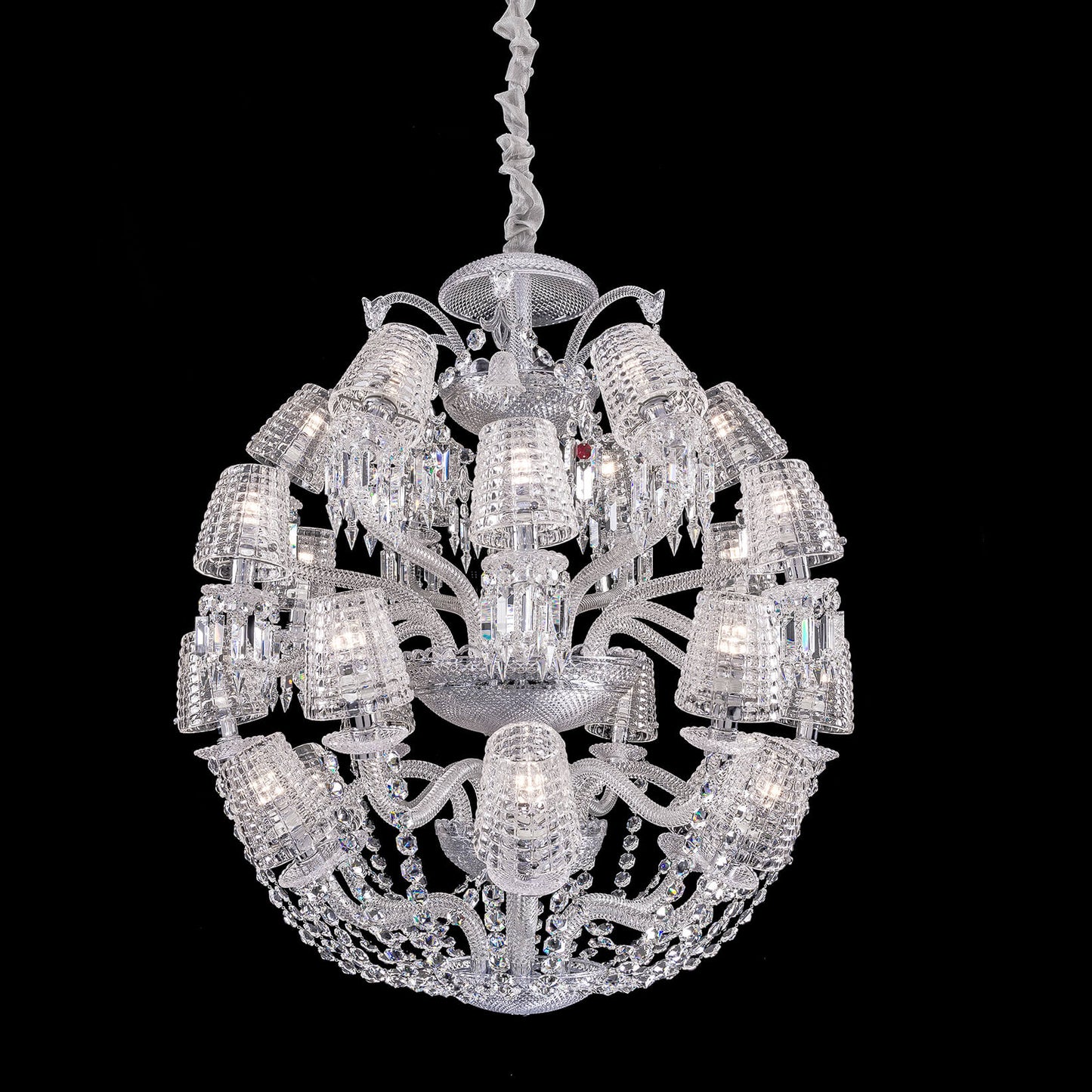Baccarat Le Roi Soleil Crystal Chandelier-Nobipets