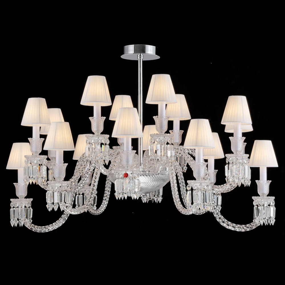 Baccarat Luxury Ellipse Crystal Chandelier-Nobipets