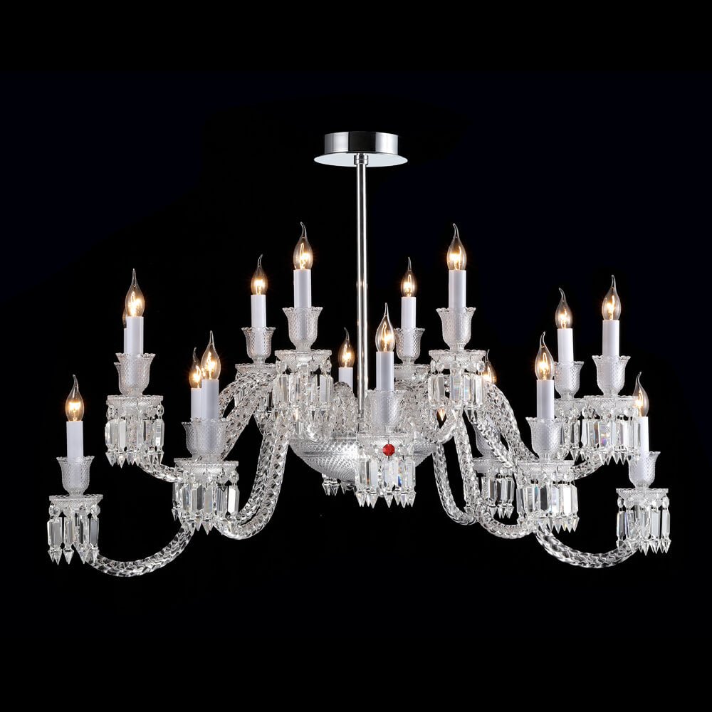 Baccarat Luxury Ellipse Crystal Chandelier-Nobipets