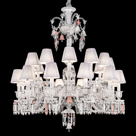 Baccarat Short Neck Zenith Crystal Chandelier-Nobipets