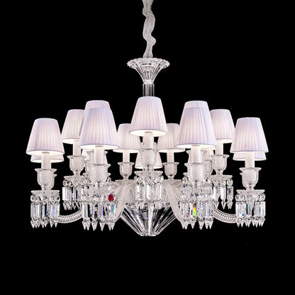 Baccarat short Zenith Crystal Chandelier-Nobipets