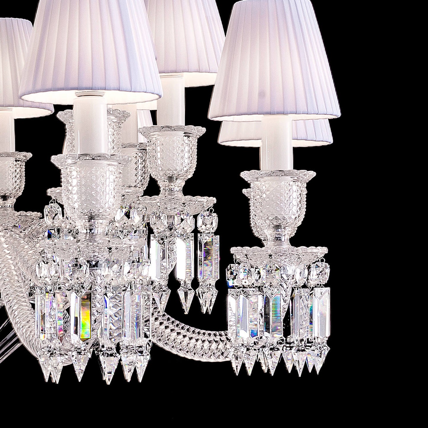 Baccarat short Zenith Crystal Chandelier-Nobipets