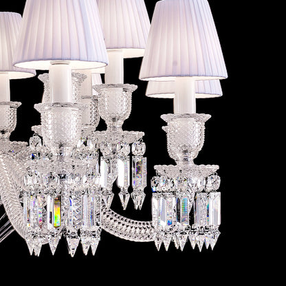 Baccarat short Zenith Crystal Chandelier-Nobipets