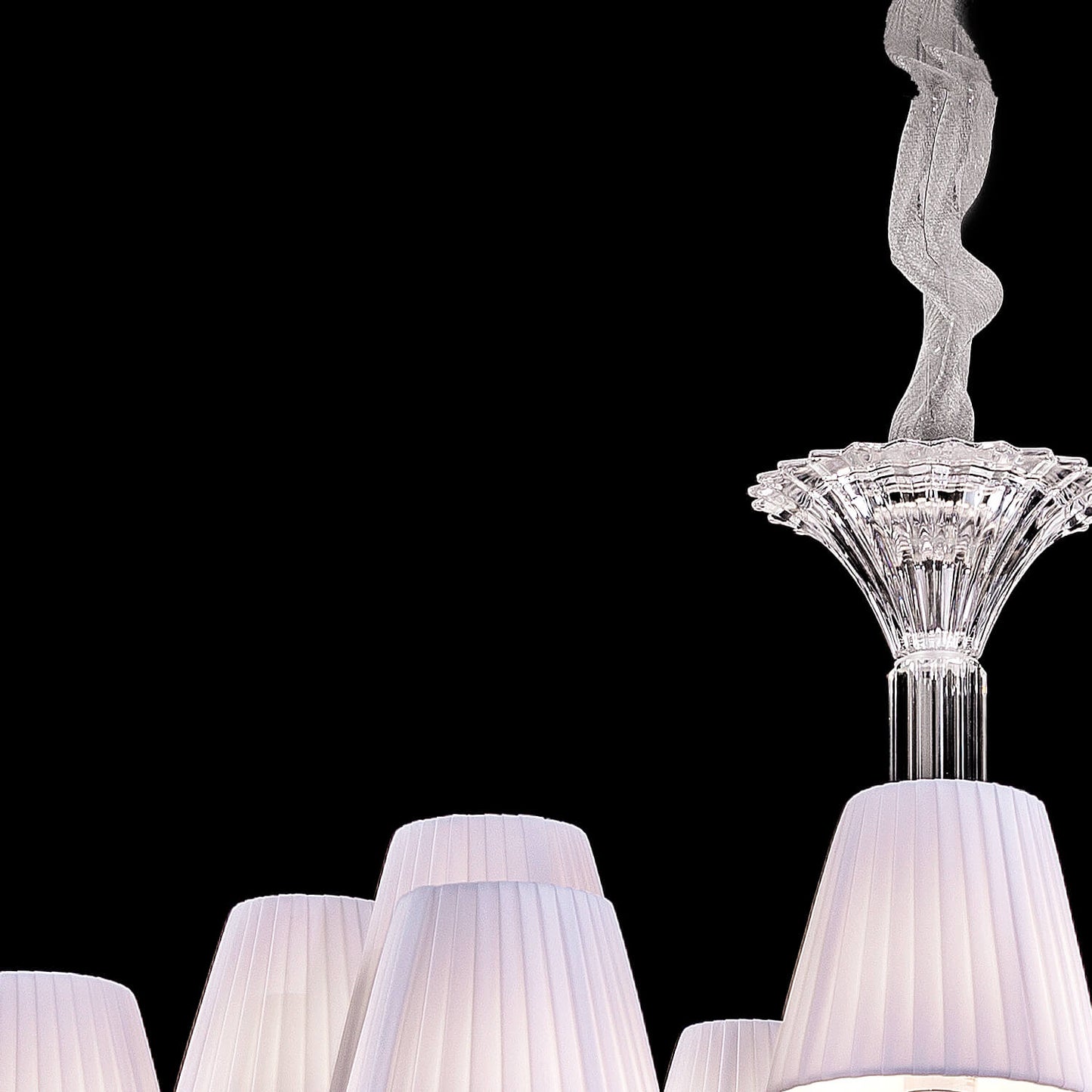 Baccarat short Zenith Crystal Chandelier-Nobipets