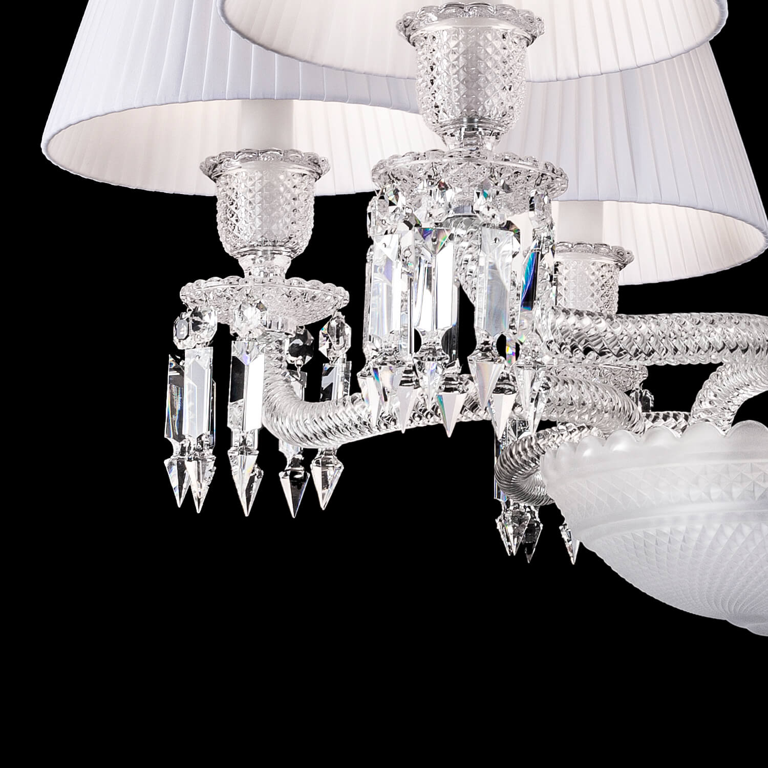 Baccarat Tourbillon Crystal Chandelier-Nobipets