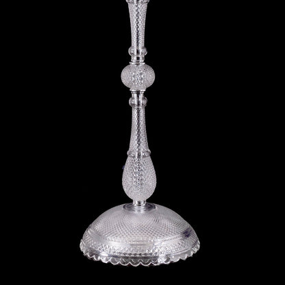 Baccarat Zénith Crystal Candelabra With Fabric Shade