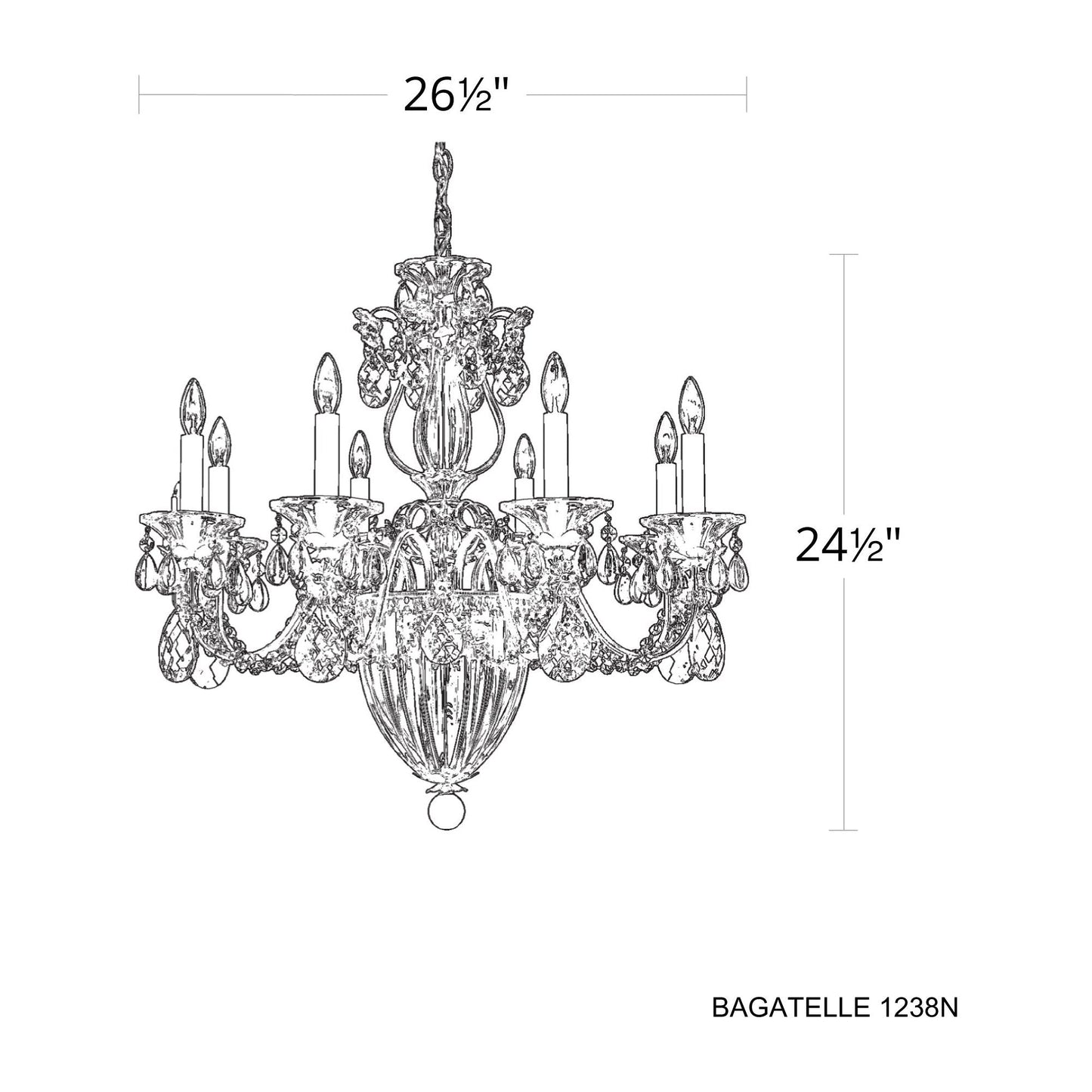 Bagatelle 11-Light Chandelier
