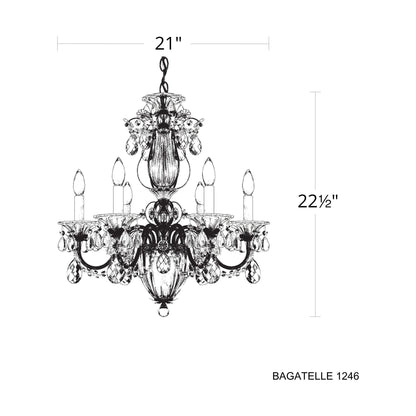 Bagatelle 7-Light Crystal Chandelier