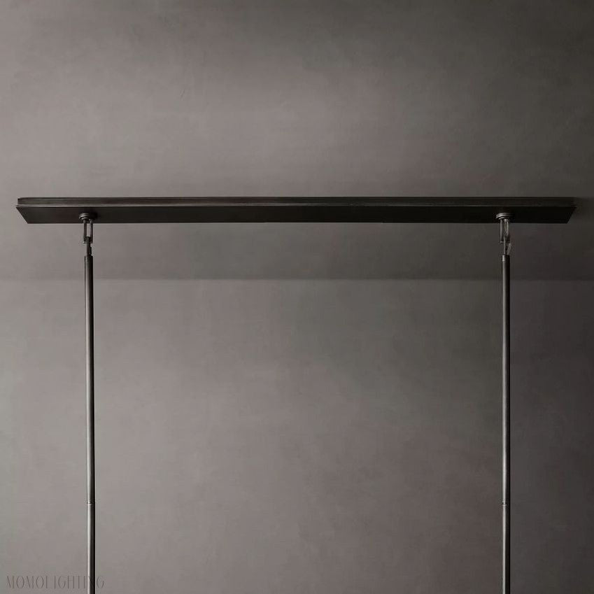 Beckmen Vintage Rectangle Chandelier-Nobipets