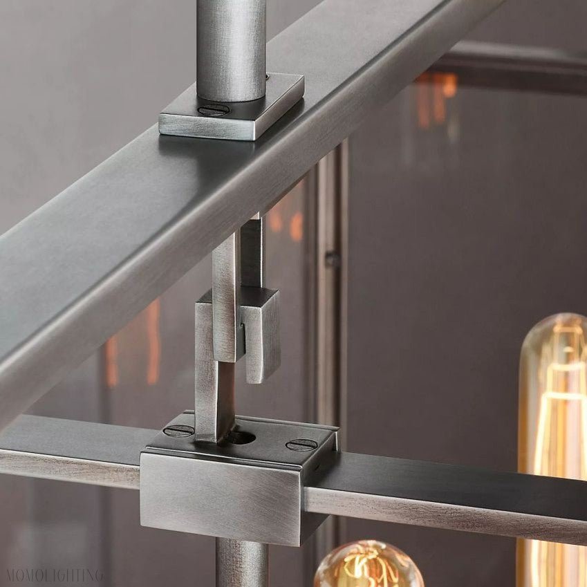 Beckmen Vintage Rectangle Chandelier-Nobipets