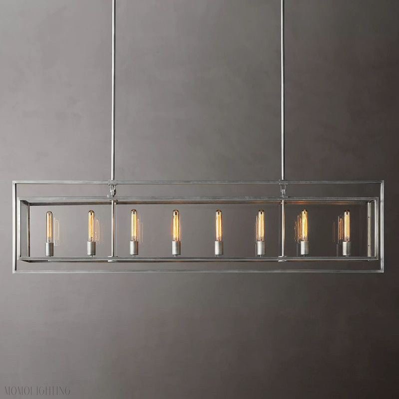 Beckmen Vintage Rectangle Chandelier-Nobipets