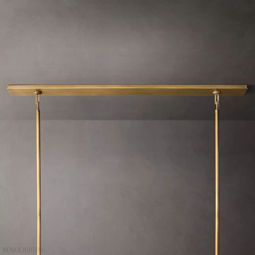 Beckmen Vintage Rectangle Chandelier-Nobipets