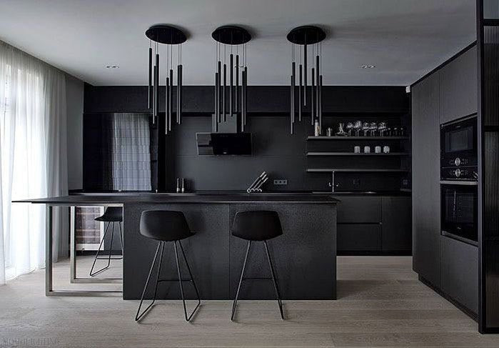 Bellini Round Two-Tone Tubular Pendant Light Chandelier-Nobipets